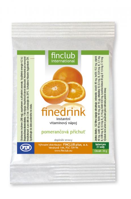 Nápoj Finedrink - Pomeranč 2 l FINCLUB